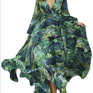 Tropical Jungle Maxi Dress